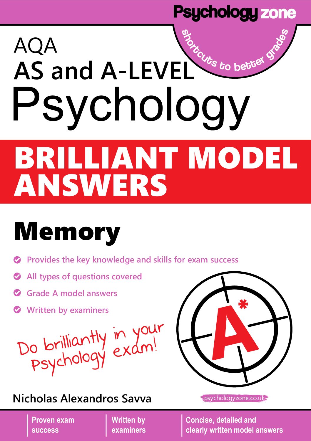 A-Level AQA Psychology BRILLIANT Model Answers: Memory