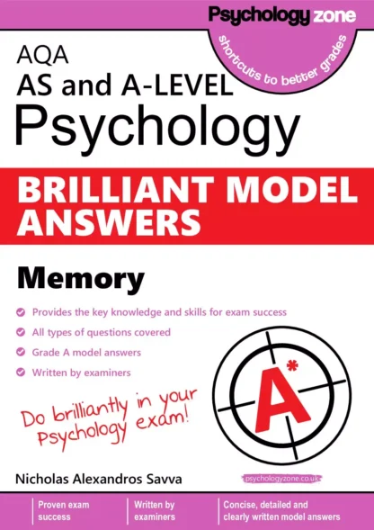 A-Level AQA Psychology BRILLIANT Model Answers: Memory