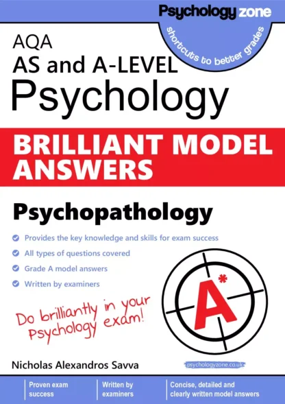 Psychology Model Answers: Psychopathology