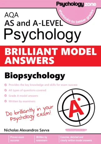 Psychology Model Answers: Biopsychology model answers for AS/A-Level AQA