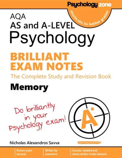 Psychology Memory Exam Notes cover