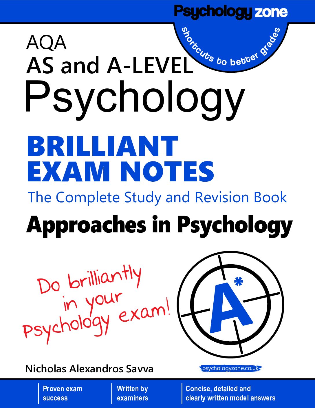 A-Level AQA Psychology BRILLIANT Exam Notes: Approaches in Psychology