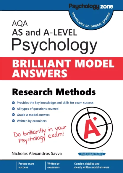 Psychology BRILLIANT Model Answers: Research Methods