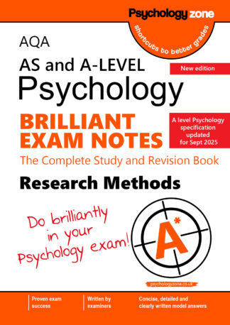 A-Level AQA Psychology BRILLIANT Exam Notes: Research Methods